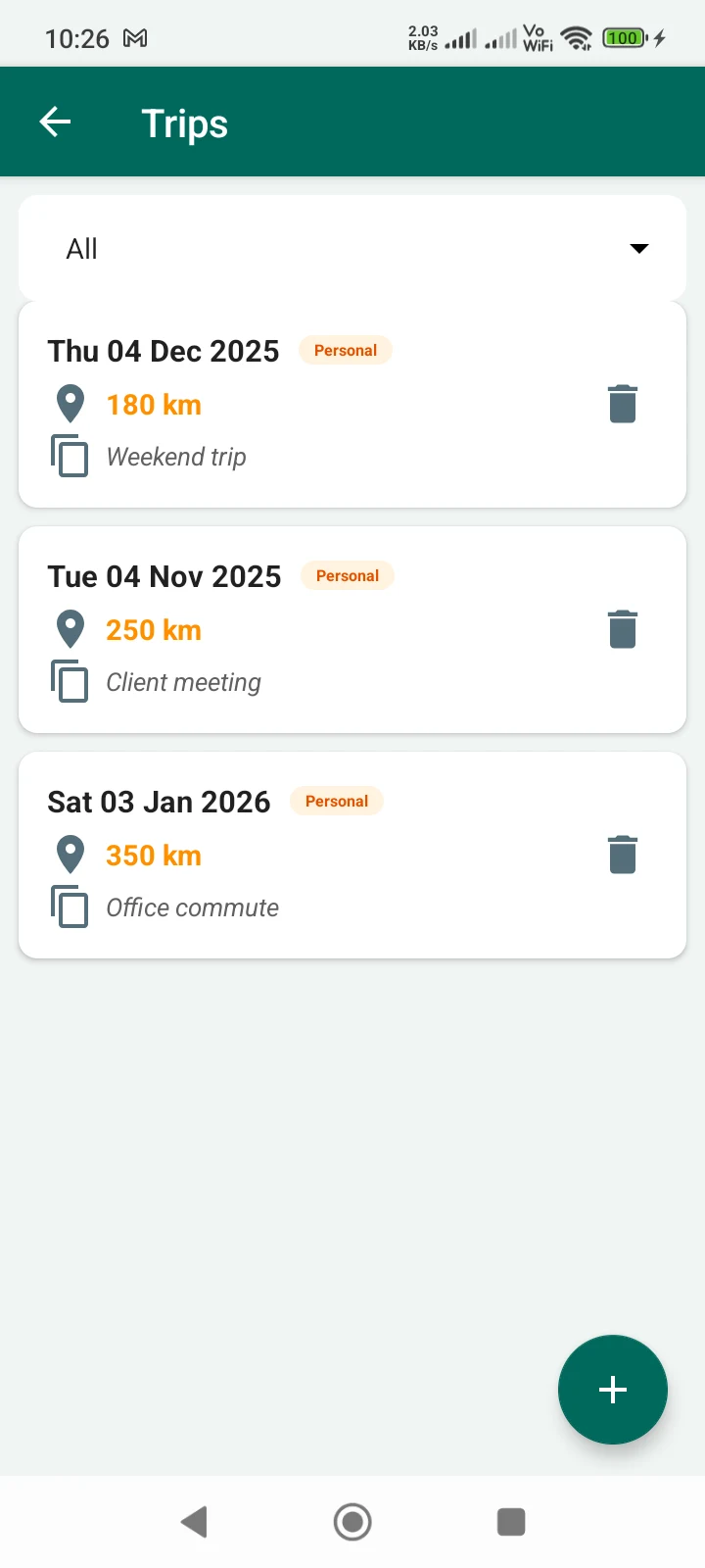 Fuel Log | Mileage Tracker screenshot