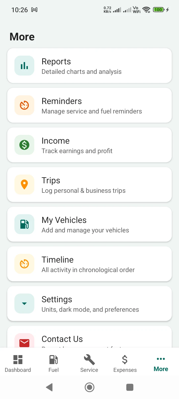 Fuel Log | Mileage Tracker screenshot
